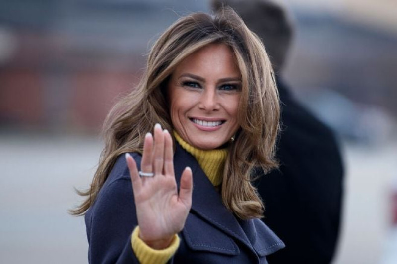 La primera dama Melania Trump. AP