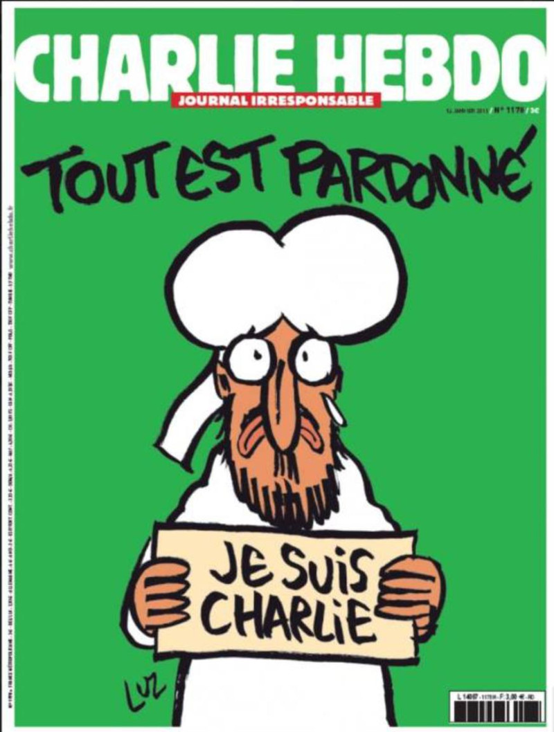 Portada de la revista Charlie Hebdo. / Listín