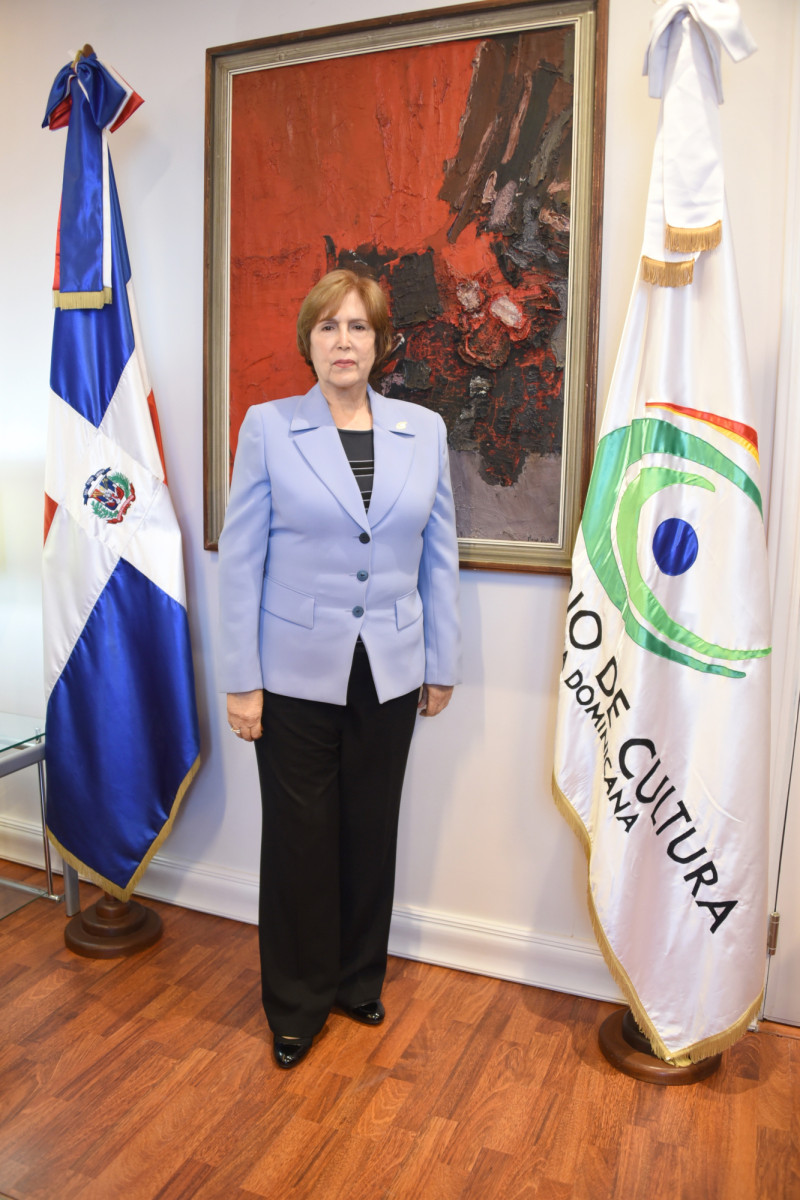 Carmen Heredia, ministra de Cultura.