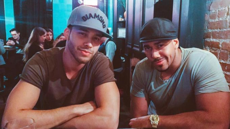 Prince Royce y Romeo Santos han compartido momentos, como éste a través de las redes sociales.