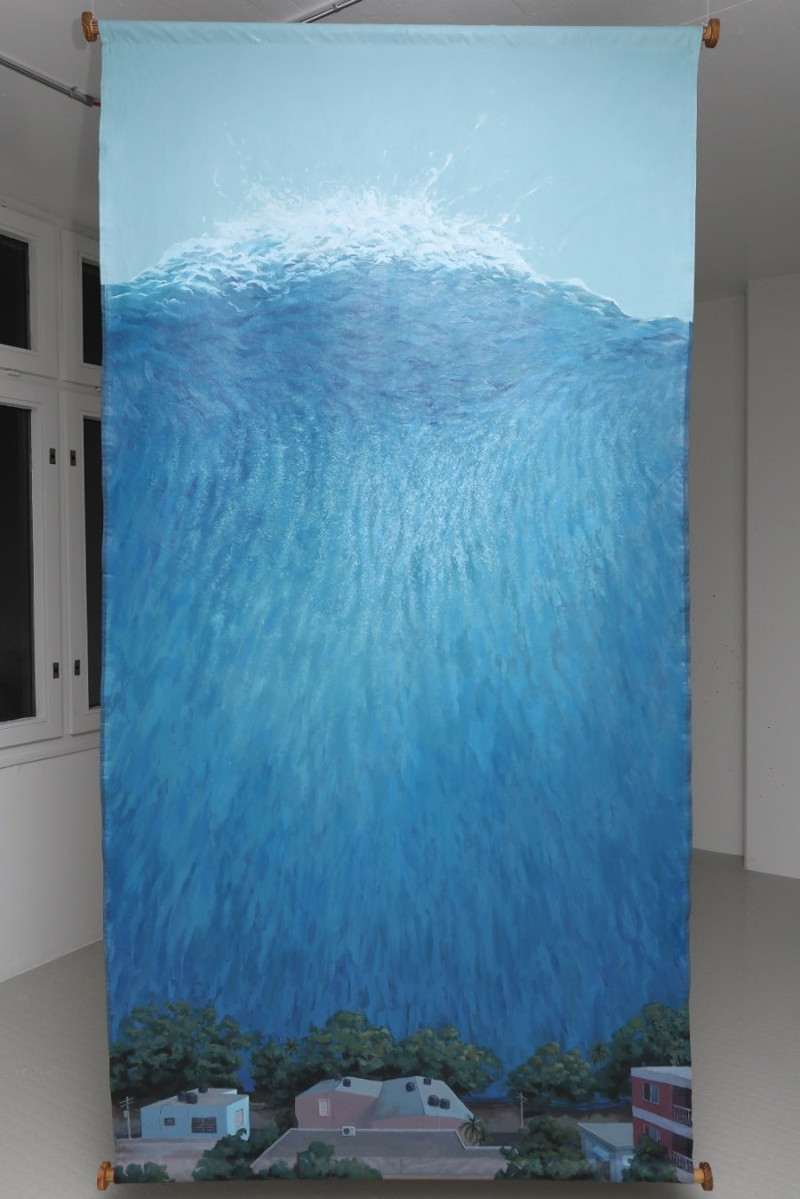 La ola, de José Morbán (República Dominicana).  Caribbean Art Initiative