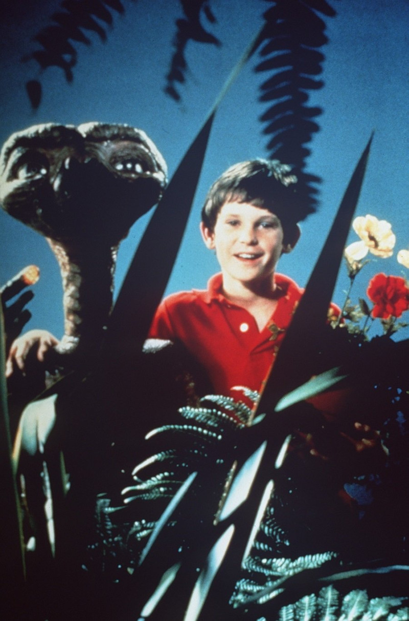 El joven actor Henry Thomas en un fotograma de la película "E.T., el extraterrestre" . EFE/yv