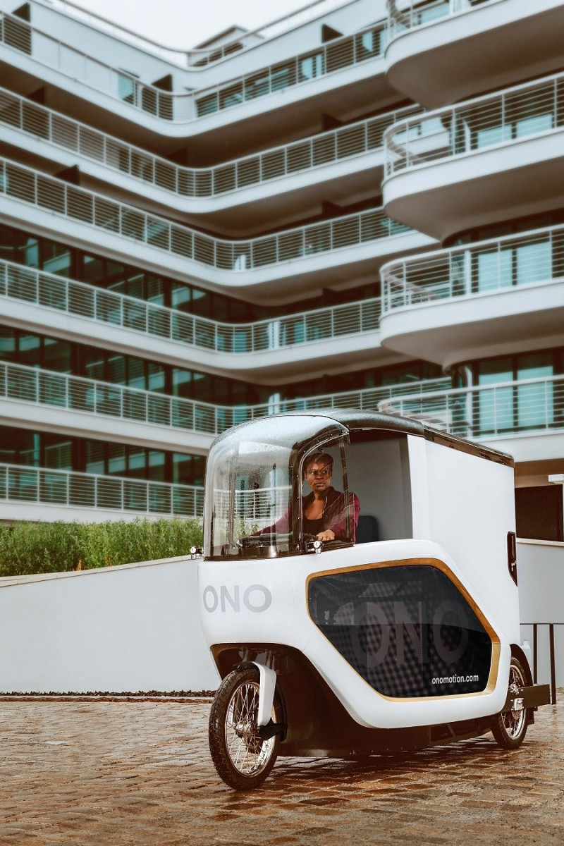 El vehículo ONO PAT ha sido especialmente diseñado para moverse con rapidez en el caótico tráfico urbano. Foto cortesía de ONOMOTION Gmb. Foto: Kristina Nabieva