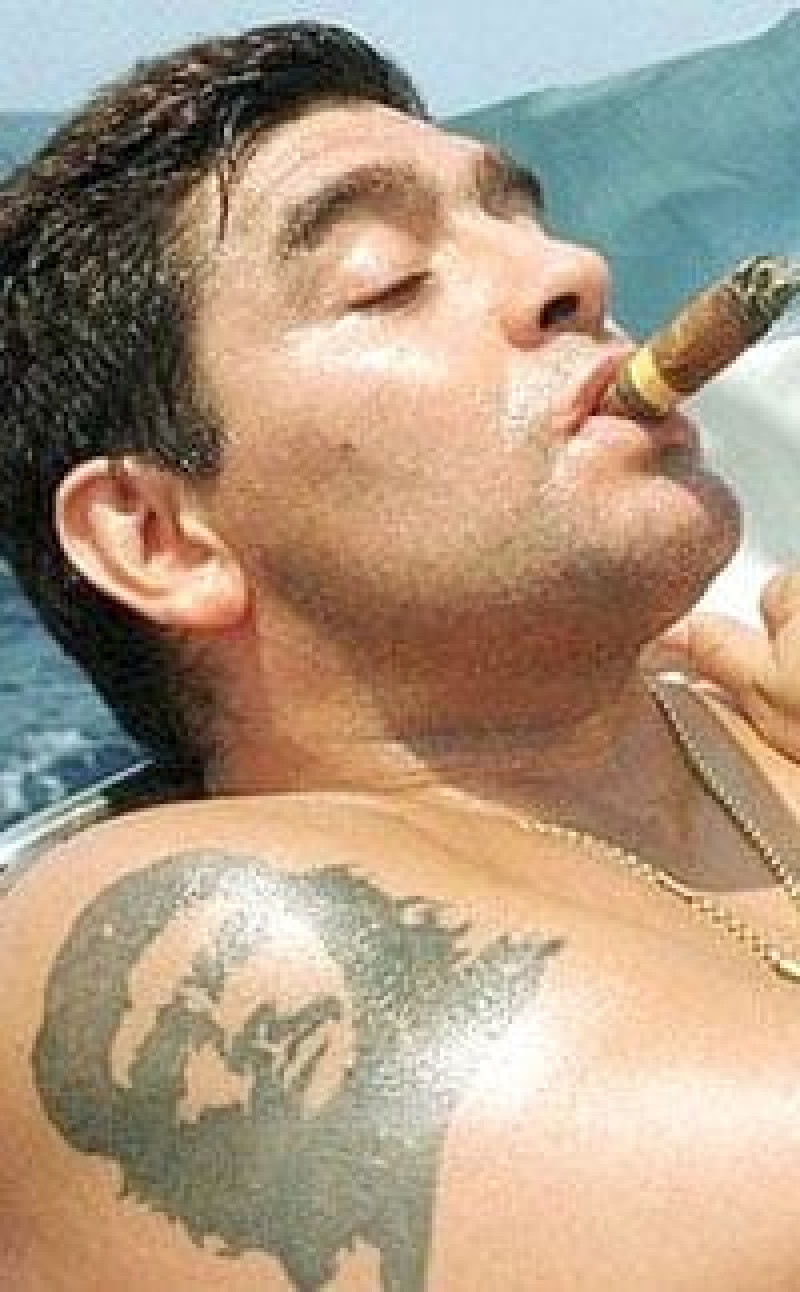 Se hizo tatuar en el hombro el rostro del Che Guevara.