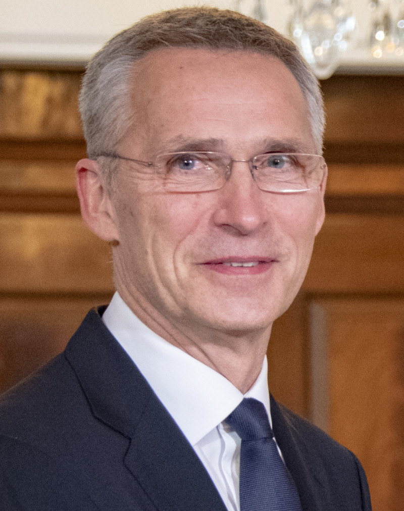 Secretario general de la Organización del Tratado del Atlántico Norte (OTAN), Jens Stoltenberg.