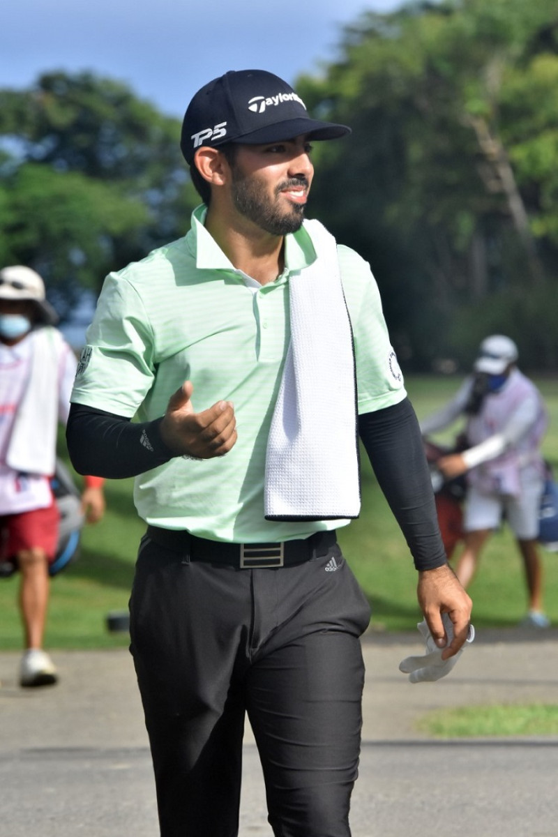 Juan José Guerra, tras su segundo día de partición en el Puerto Plata Open PGA Tour Latinoamérica.