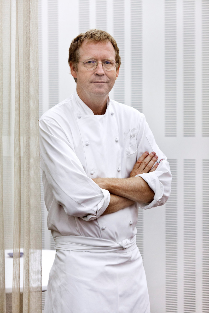 El chef alemán Bernd H. Knller, propietario  del restaurante Riff de Valencia (España). Foto cedida