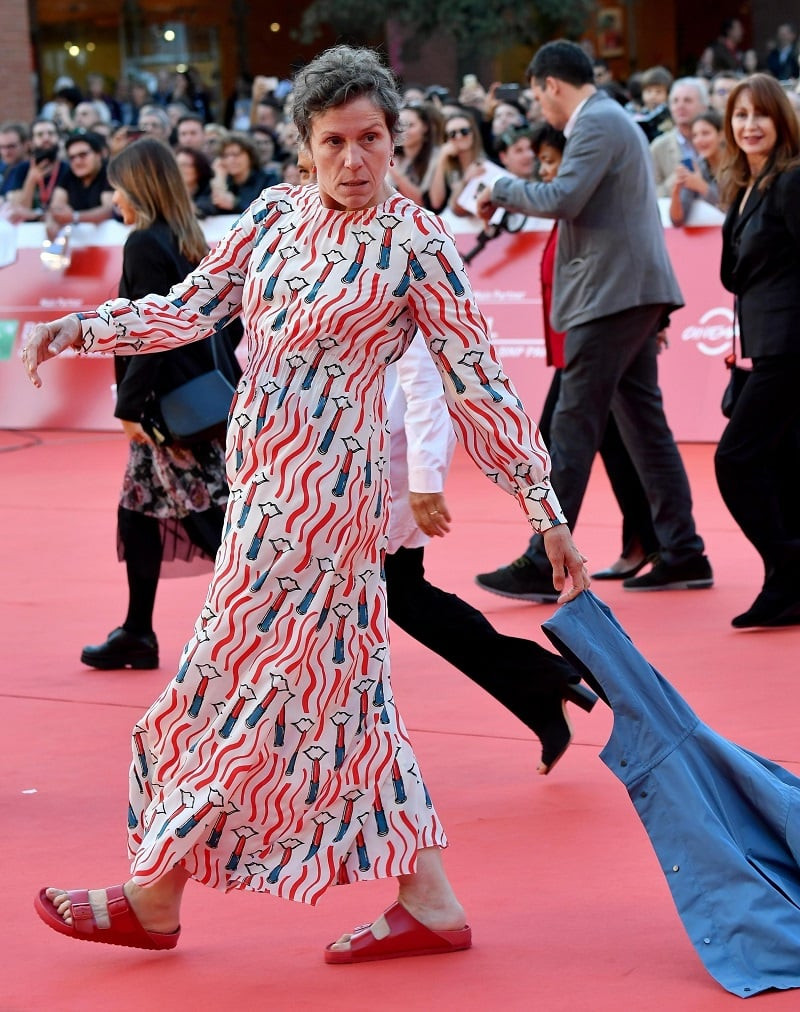 Frances McDormand,favorita al Óscar.

Foto: EFE/EPA/ETTORE FERRARI