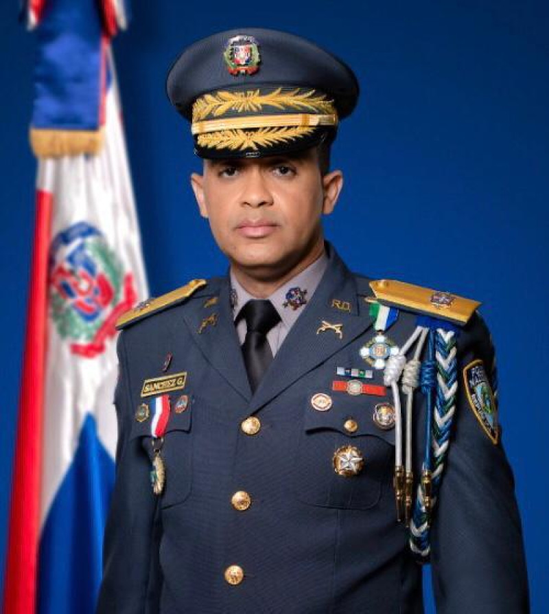 El Director General de la Policía Nacional, Edward Ramón Sánchez González.

Foto: Policía Nacional
