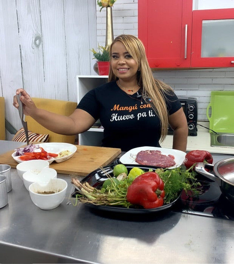 Carolina Arias se especializa en cocina dominicana de fusión. CORTESÍA DE LA CHEF