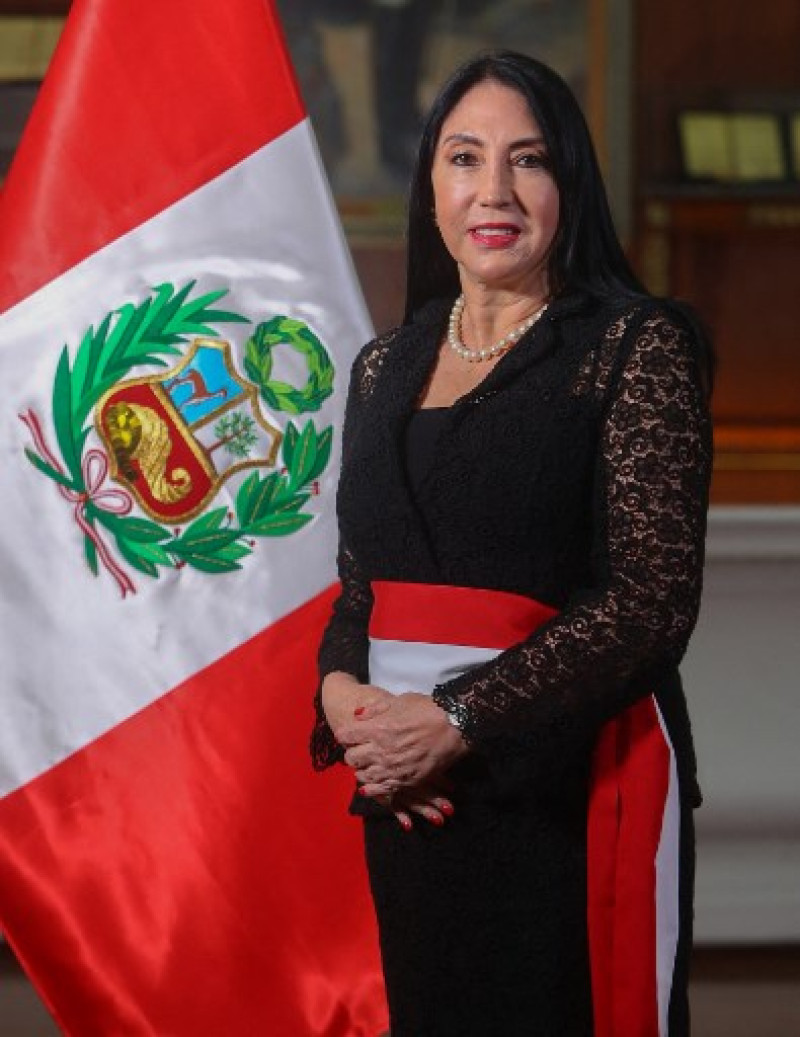 Canciller peruana, Elizabeth Astete. / AFP