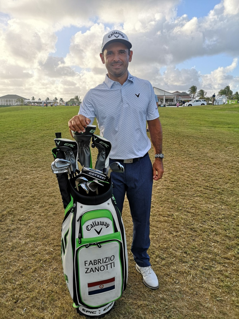 Fabrizio Zannotti tuvo una excelente jornada este viernes en el PGA Corales Puntacana.