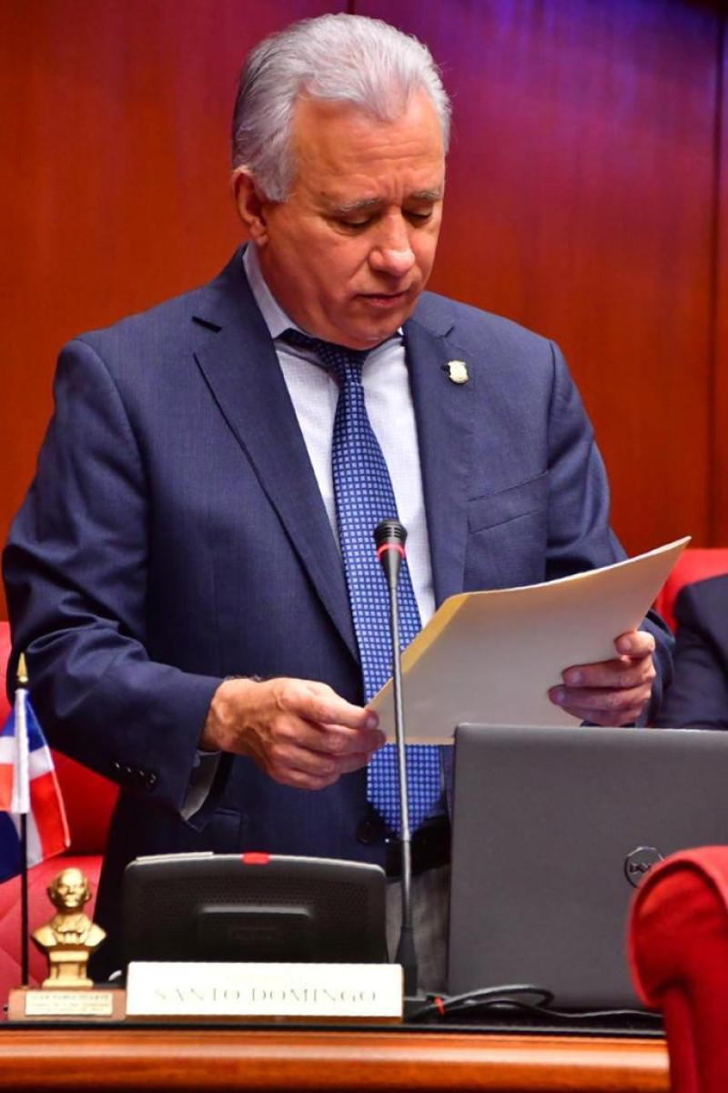 Antonio Taveras, presidente de la comisión especial que estudia las ternas de la Cámara de Cuentas.