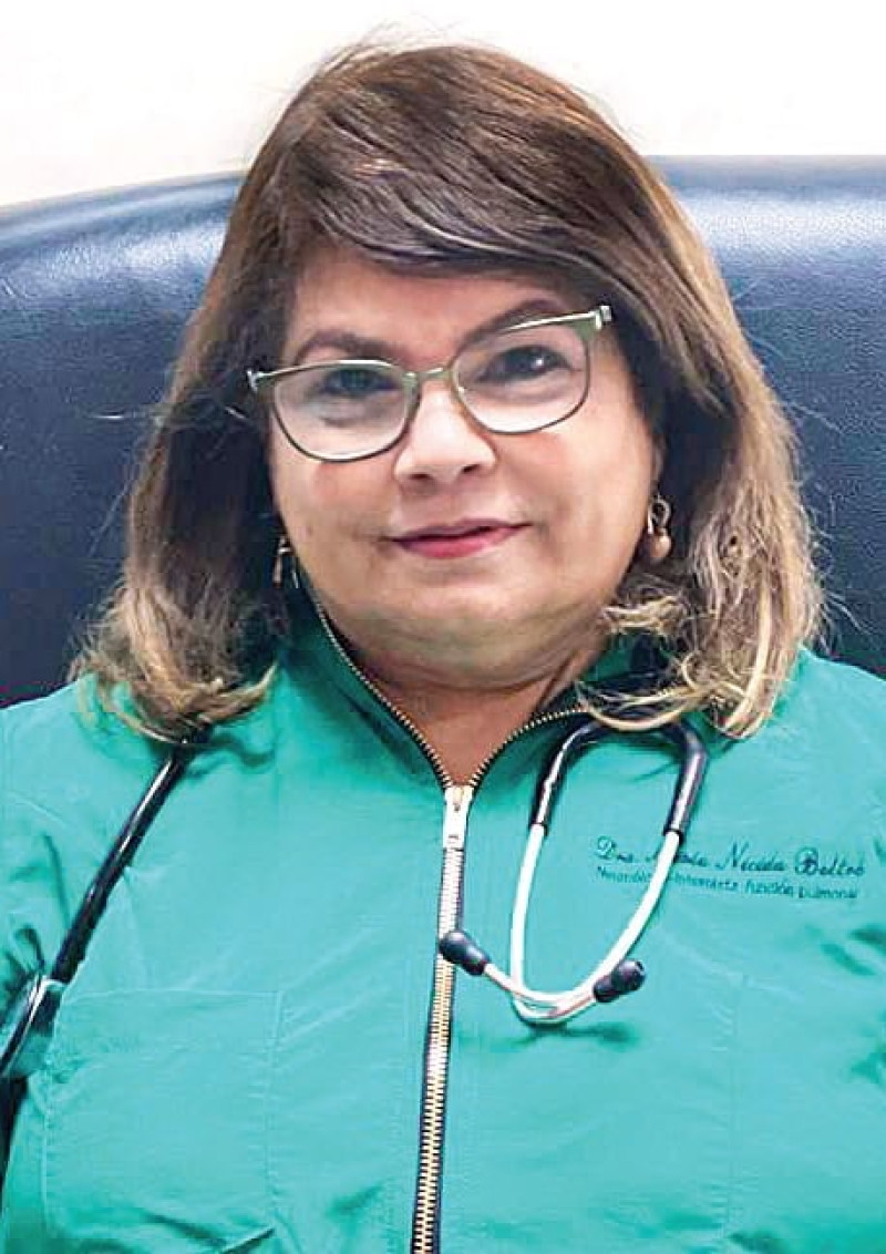 María Nicida Beltré ha atendido a cerca de 6,000 pacientes con Covid, con muy buen resultado.