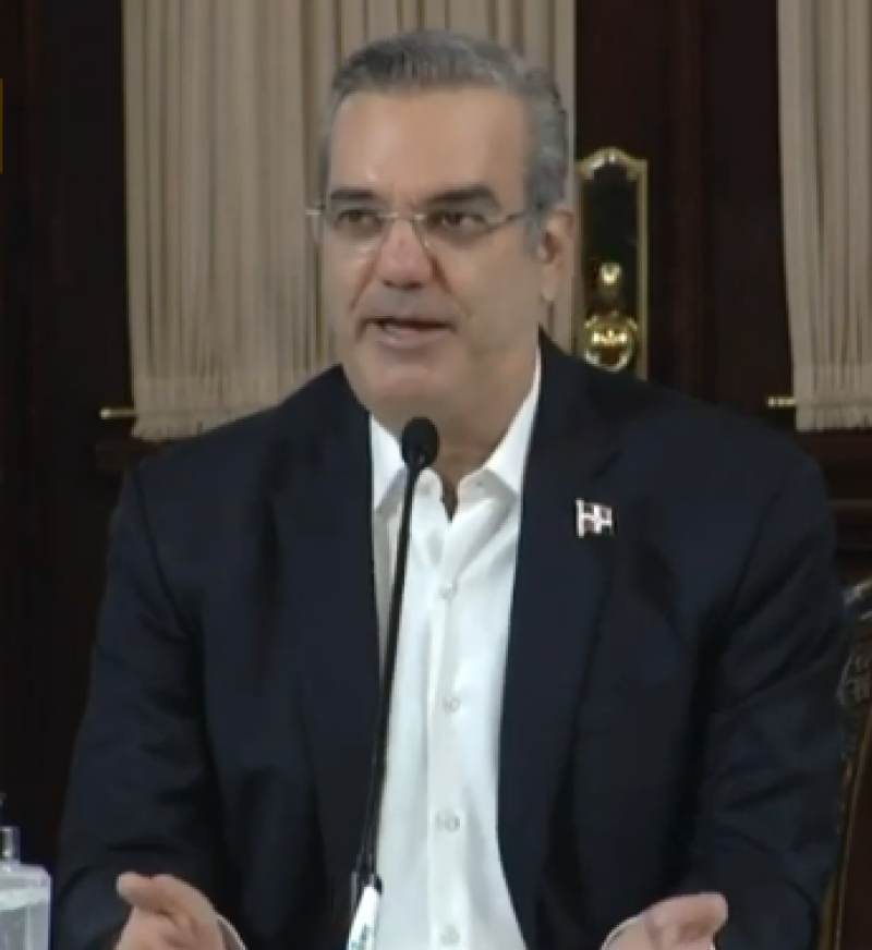 Presidente Luis Abinader. / captura de video