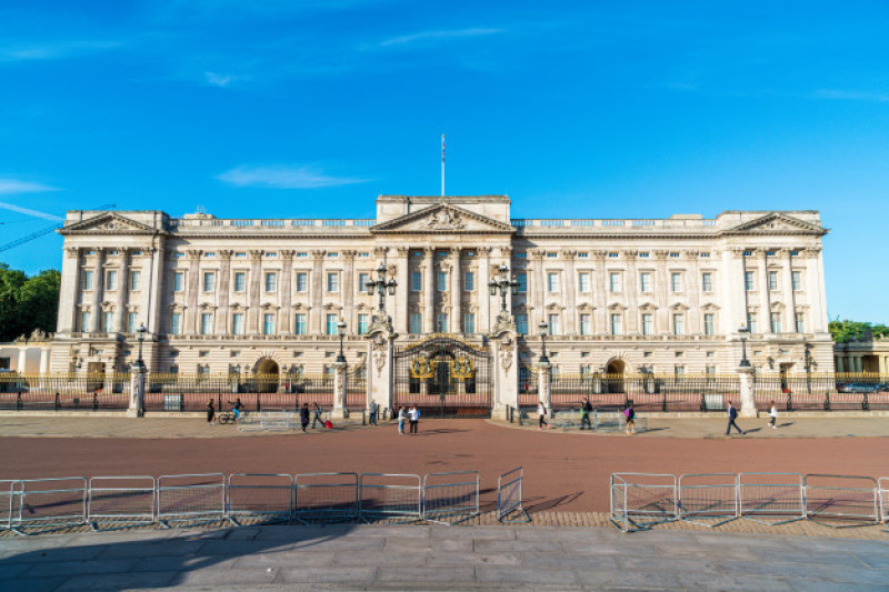 Fuente externa: Palacio de Buckingham, Londres Inglaterra