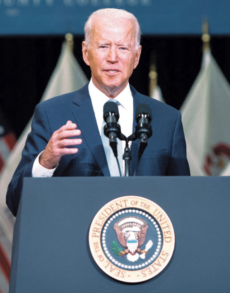 Joe Biden envió sus condolencias al pueblo haitiano. AP