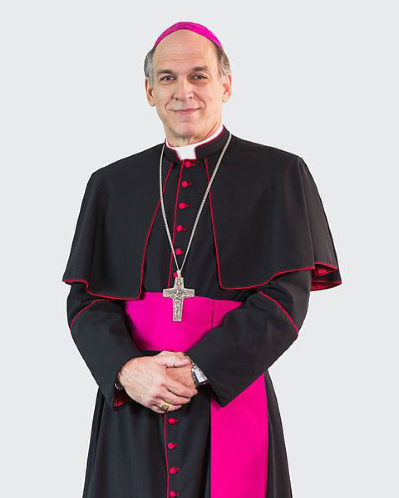 Monseñor Víctor Masalles, obispo de la diócesis de Baní.