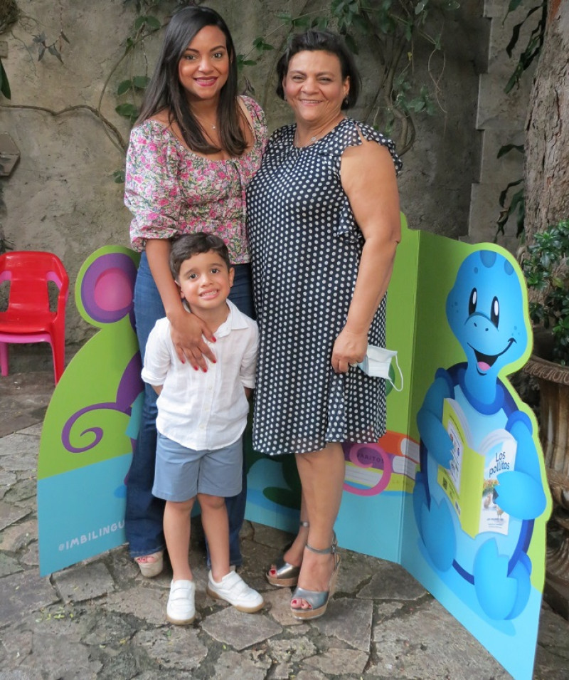 Priscilla Ramírez, Josefina Rijo y Alejandro Castro Rijo.
