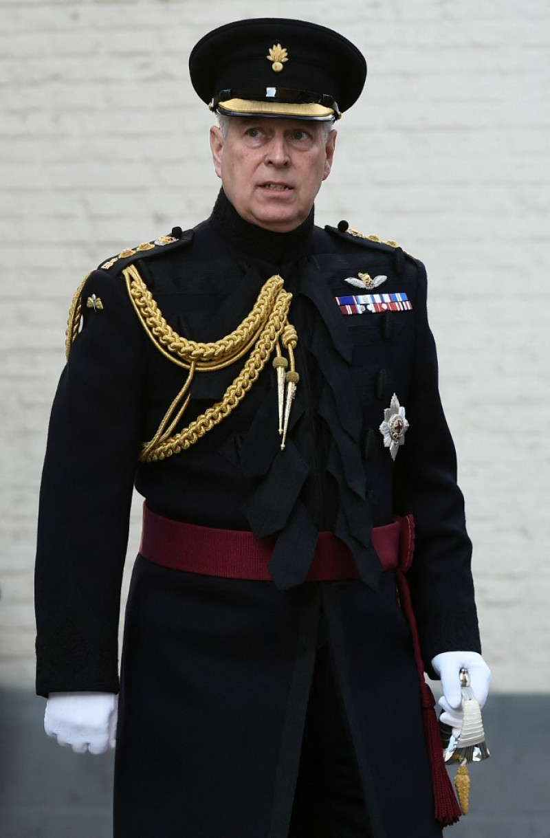 En esta foto de archivo tomada el 7 de septiembre de 2019, el príncipe Andrés, duque de York, de Gran Bretaña, asiste a una ceremonia para conmemorar el 75 aniversario de la liberación de Brujas.

Foto: AFP