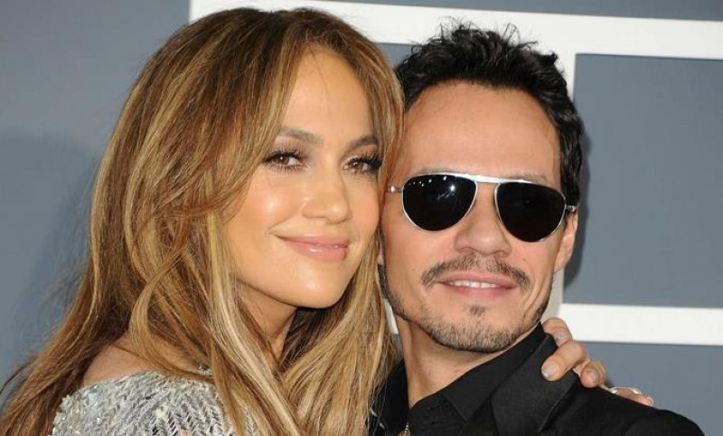 Jennifer López y Marc Anthony.