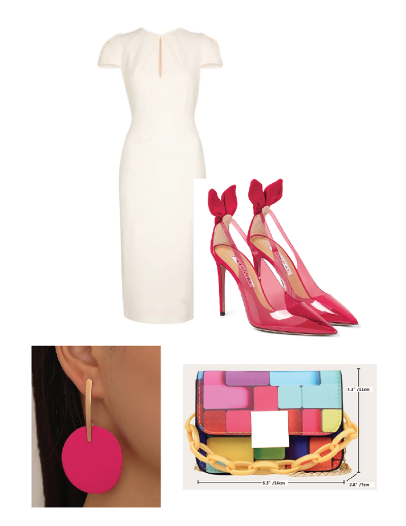 Opción 3: Conjunto de traje sastre, es una elección muy elegante y siempre acertada.