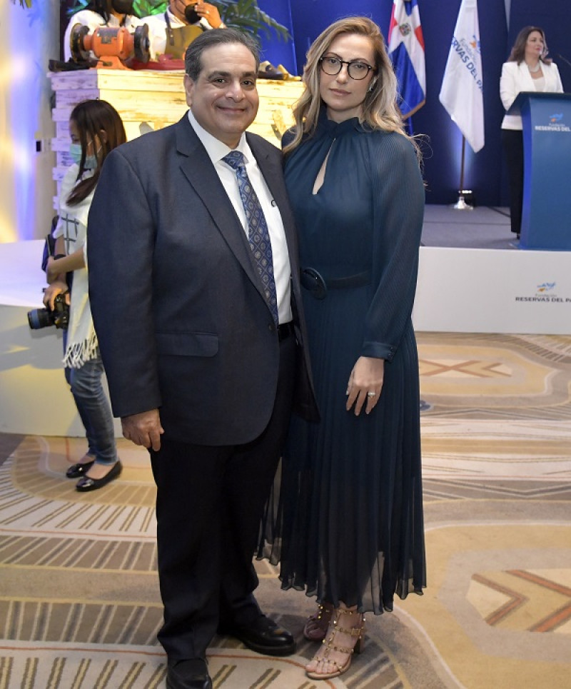 Michael Hazim y Ayda Bassa.