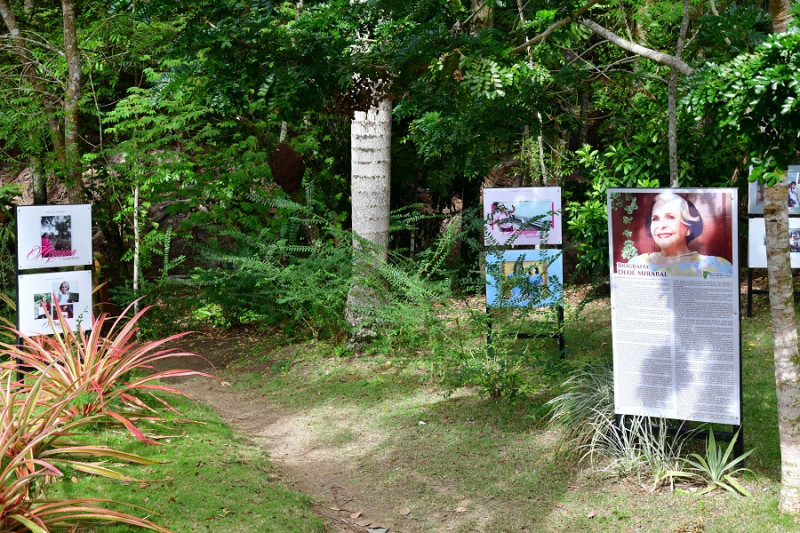 El sendero dedicado a Dedé Mirabal.  Raúl Asencio / LD