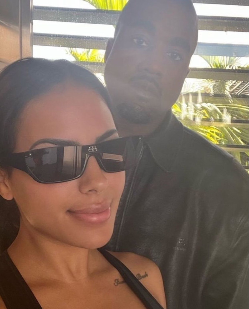 Foto de Kanye West y su nueva novia, IG