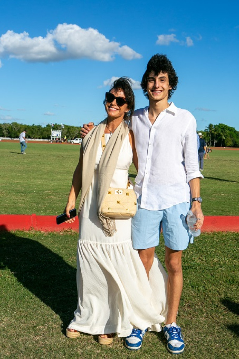 Carolina de Matos y Franco Buttice.