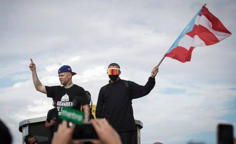 Residente y Bad Bunny han compartido muchos momentos y se consideran amigos. (Foto Erick Rojas, AFP, archivo).