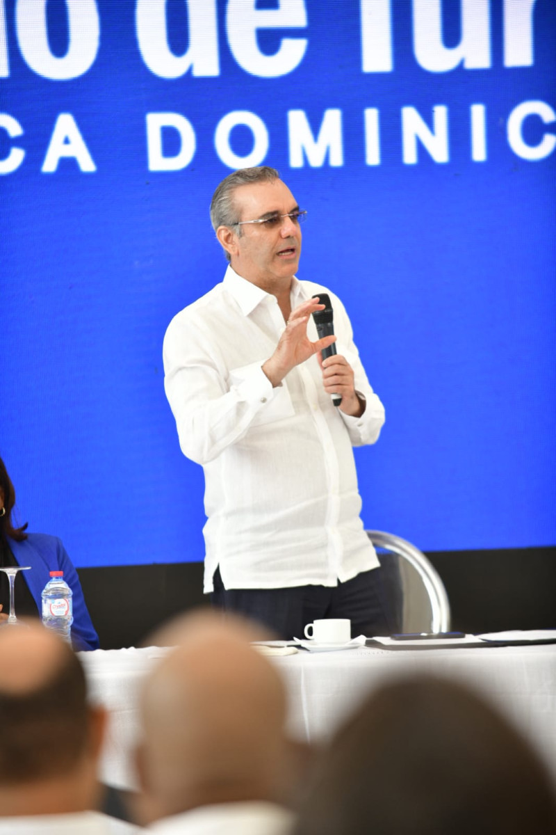Presidente Luis Abinader. Foto: José Alberto Maldonado.