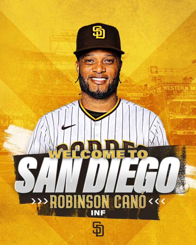 Robinson Canó será compañero de Manny Machado y Fernando Tatis Jr. en los Padres.