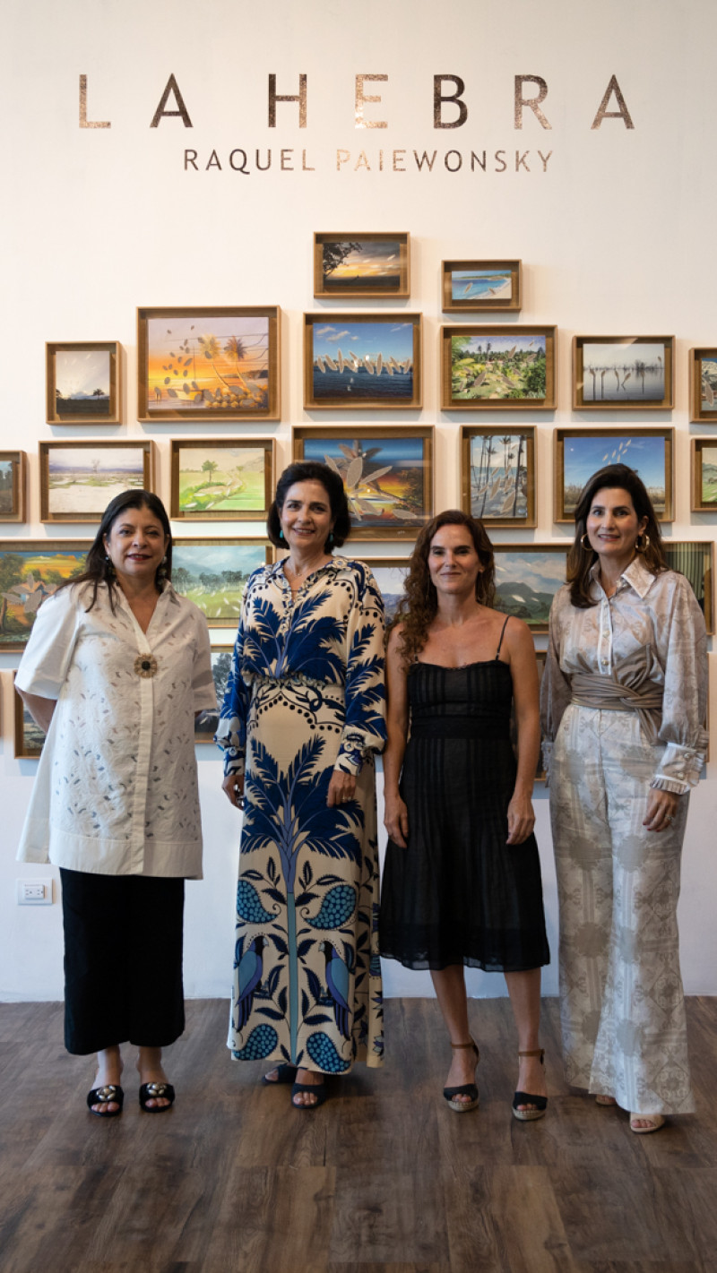 Ingrid Grullón, María Amalia León, Raquel Paiewonsky y Gia Caro.