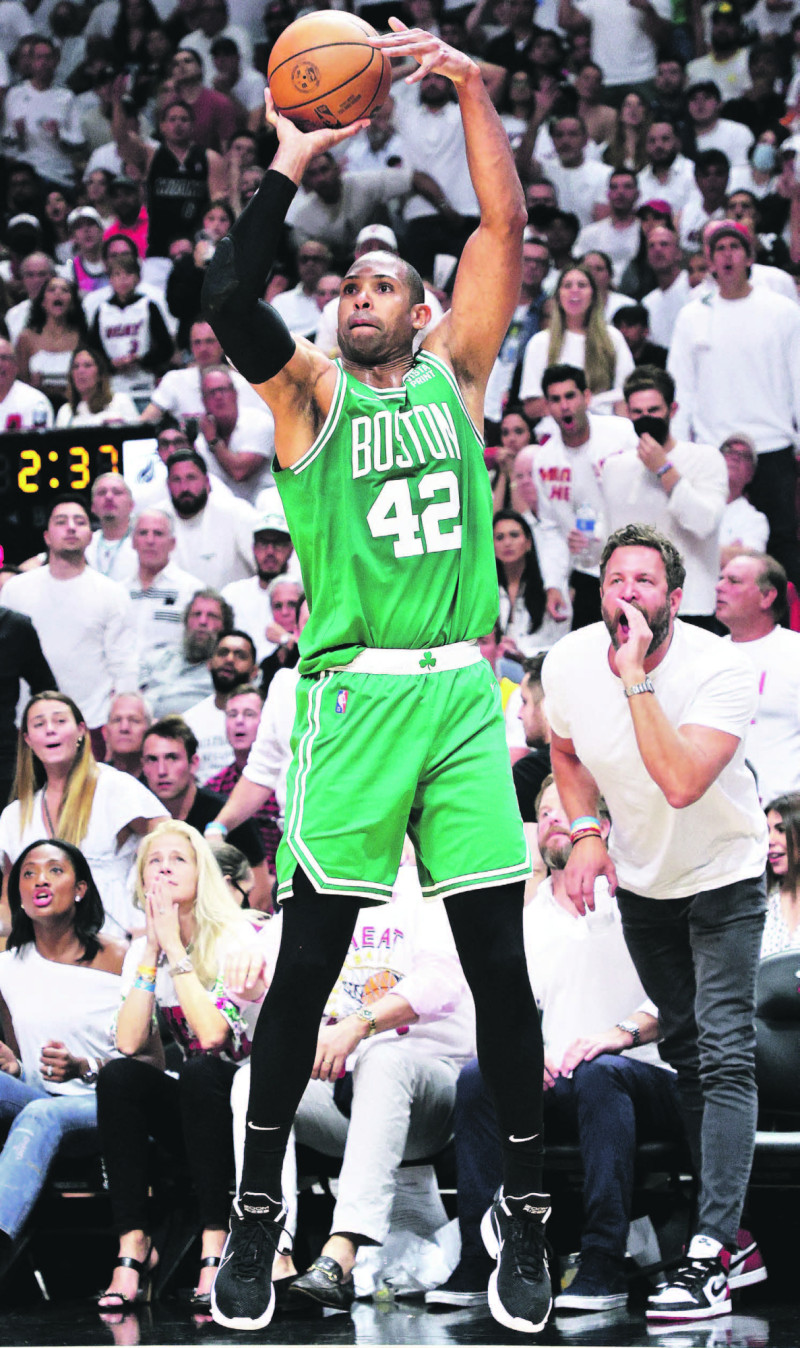Al Horford estará por primera vez en la final de la NBA con los Celtics de Boston/ AFP