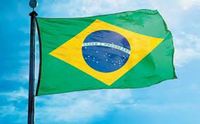 Bandera de Brasil/ fotografia de archivo