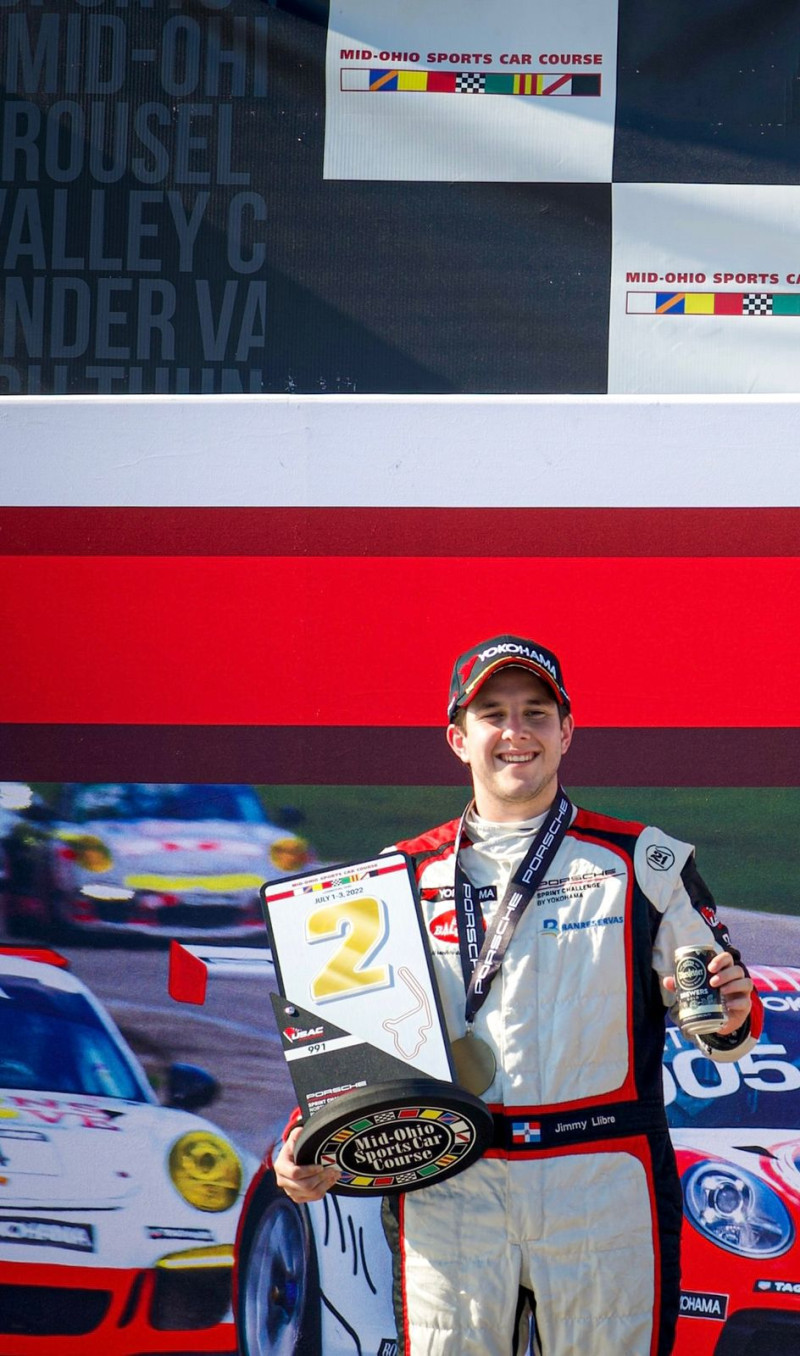 Jimmy Llibre lidera con 354 puntos la clasificación de pilotos en la categoría 911 GT3.