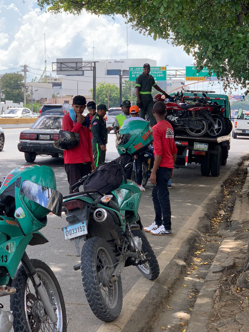 Durante el operativo, foto de LD