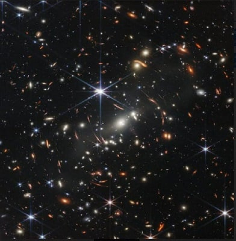 Primera imagen del espacio profundo del telescopio espacial James Webb. Europa Press