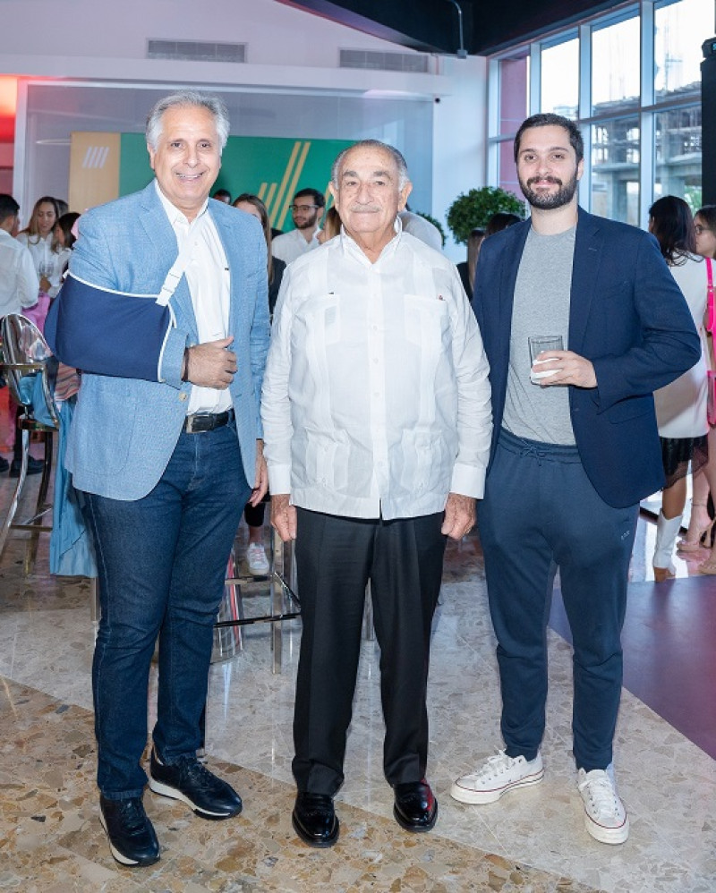 Alberto Elías Atallah, Carlos Martí y Alberto Atallah.