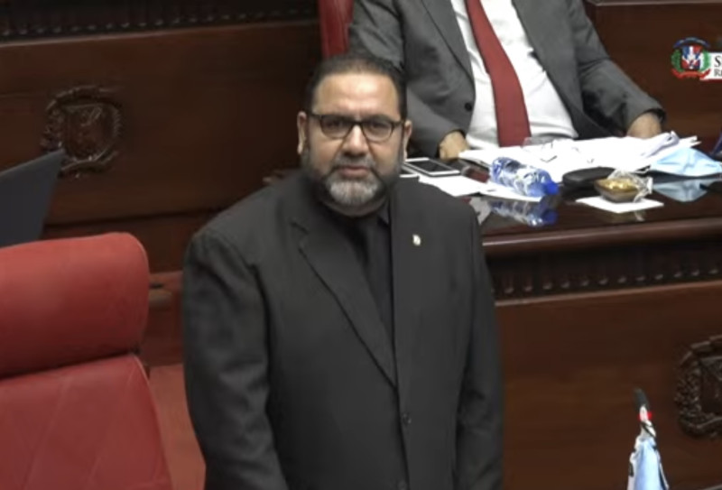Ramón Rogelio Durán, foto vía videa de Youtube del Senado