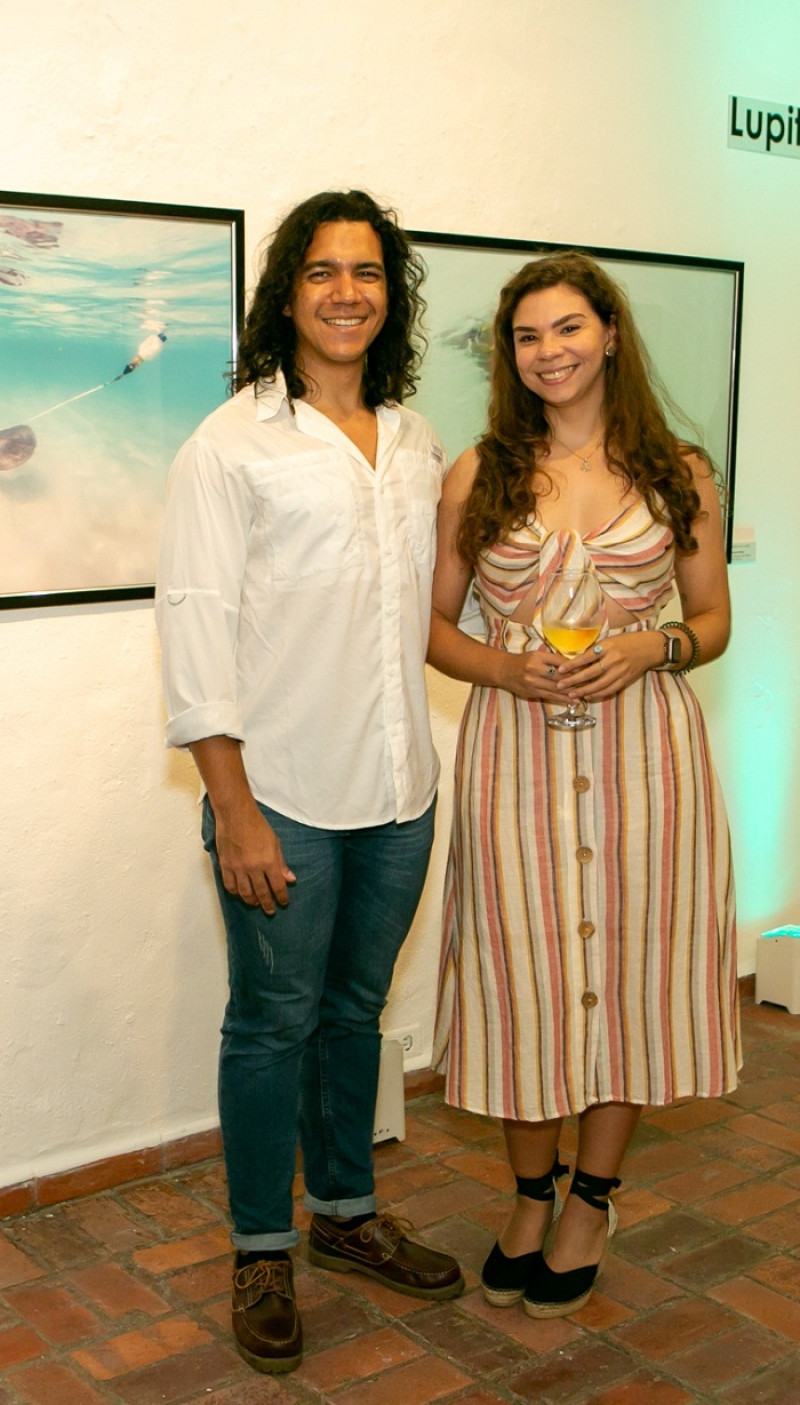 Iker Irazabal y Nicole Fernández.