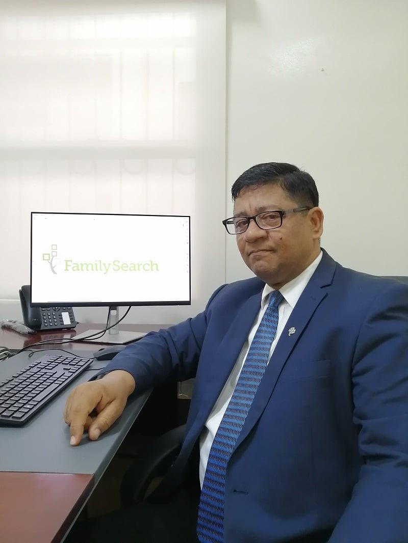 Rufino Díaz, director de FamilySearch para la región del Caribe.