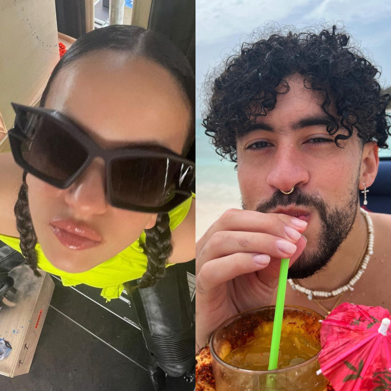 Rosalía y Bad Bunny.