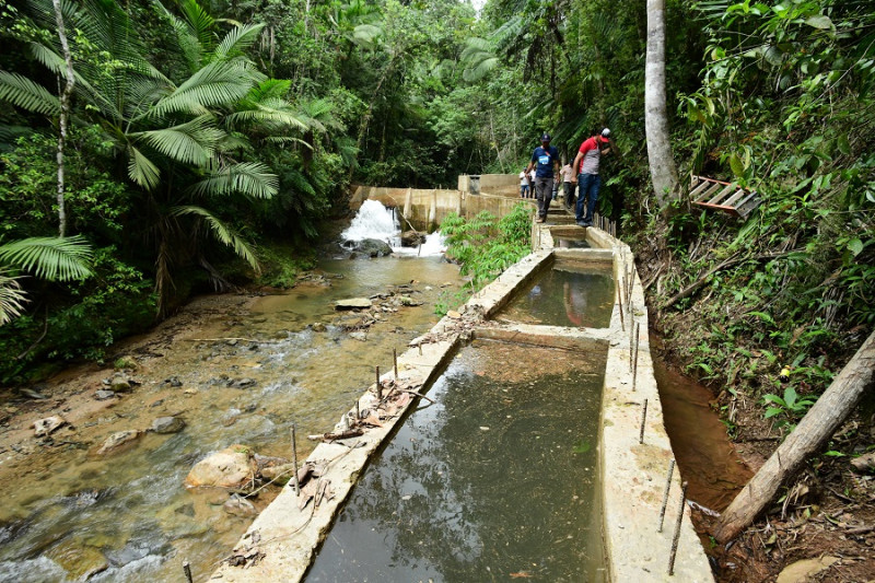 El Palero. Las microhidroeléctricas forman parte de la etapa final del proyecto Paz y Agua. © Raúl Asencio / LD