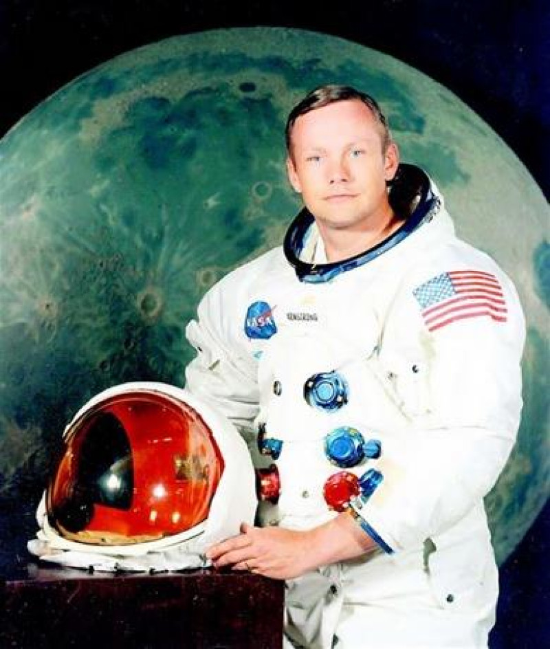 Astronauta Neil Armstrong. Foto de archivo