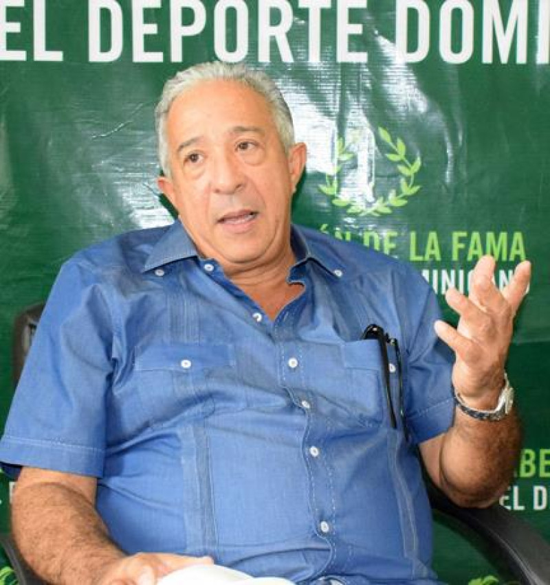 Dionisio Guzmán, presidente del Pabellón de la Fama del Deporte Dominicano.