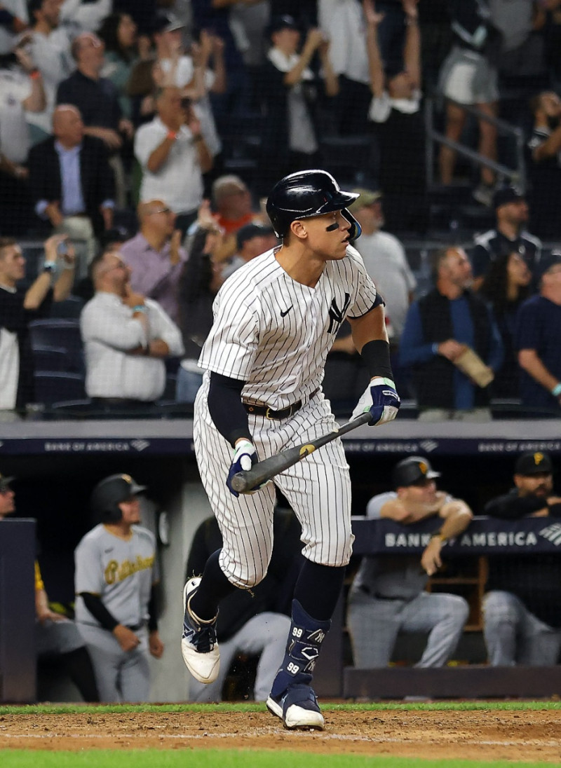 A los Yankees le restan 14 partidos en temporadas regular y Judge podría superar la marca en esa brecha.