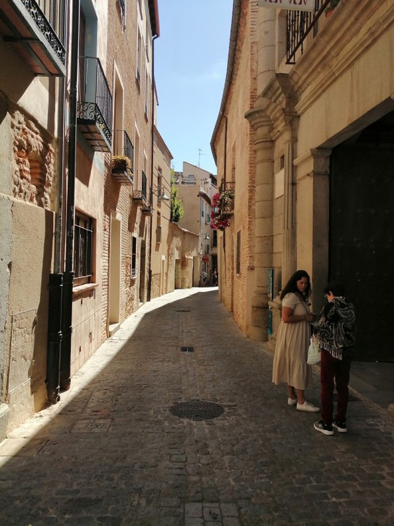 Calle en Antiguo Barrio Judío de Segovia. Fotos: Alexis Ramos B