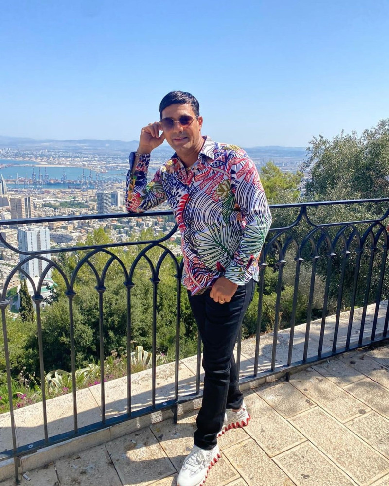 Raulín Rodríguez se mostró en Instagram en uno de los puntos turísticos de Israel, donde se encuentra de vacaciones.